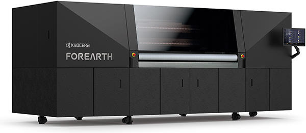Photo: Kyocera's Inkjet Textile Printer FOREARTH