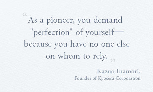 As a pioneer
